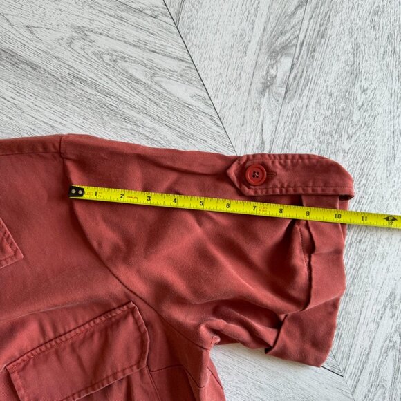 Simons | Icone Rust Lyocell Wide Leg Utility Jumpsuit - Size L - Picture 15 of 15